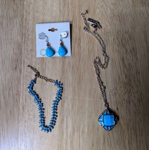 Turquoise jewelry set
